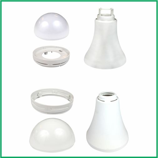 Rechargeable LED Bulb Housing