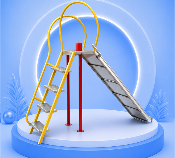 Stainless Steel Garden Slide